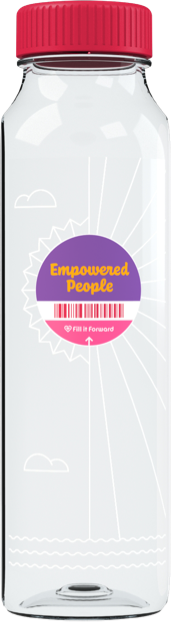 Empowered_Apple_5 sticker Empowered People Series - Good Health Bottle